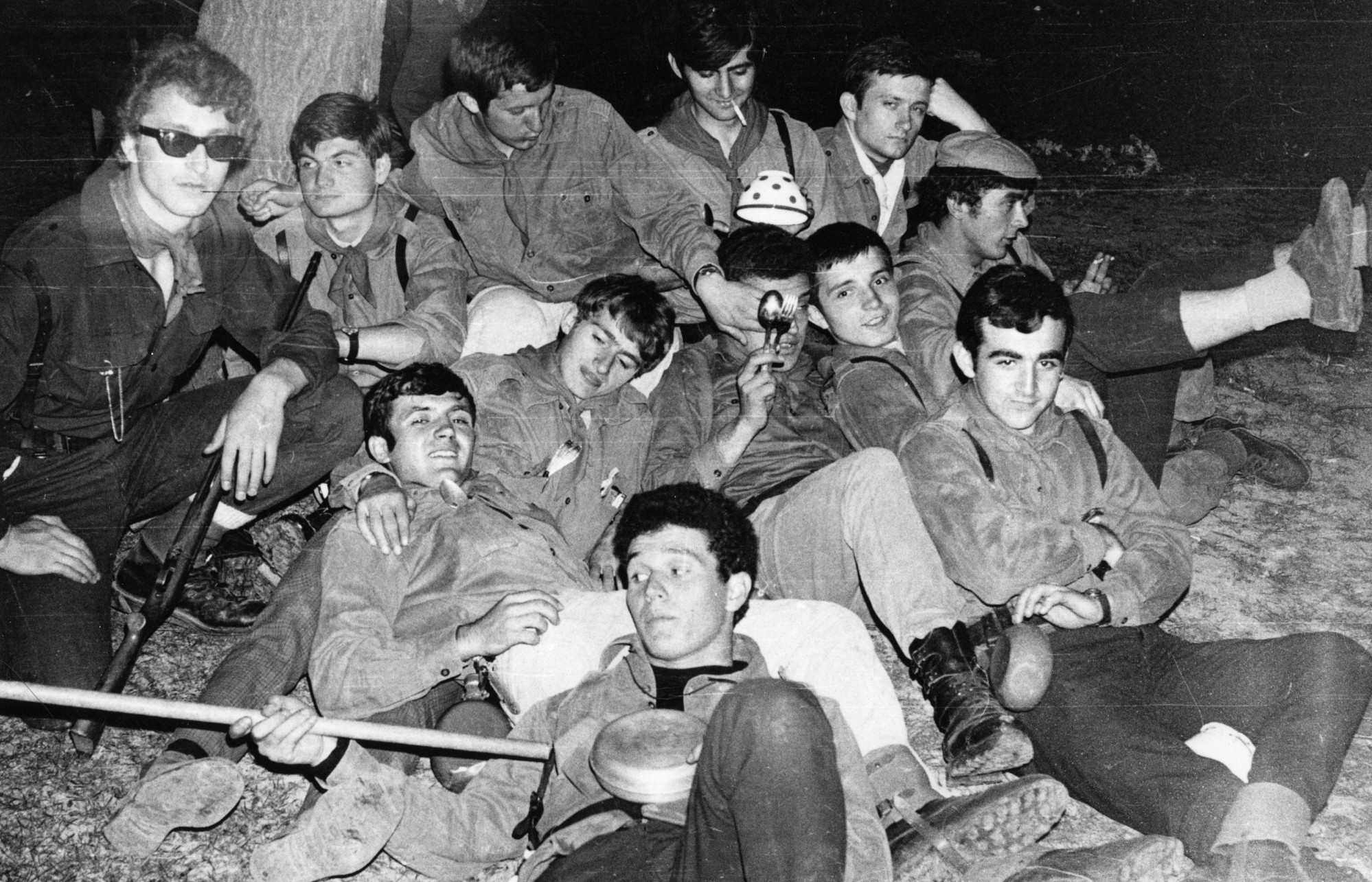 Sa speleolozima na maršu, maj 1969.