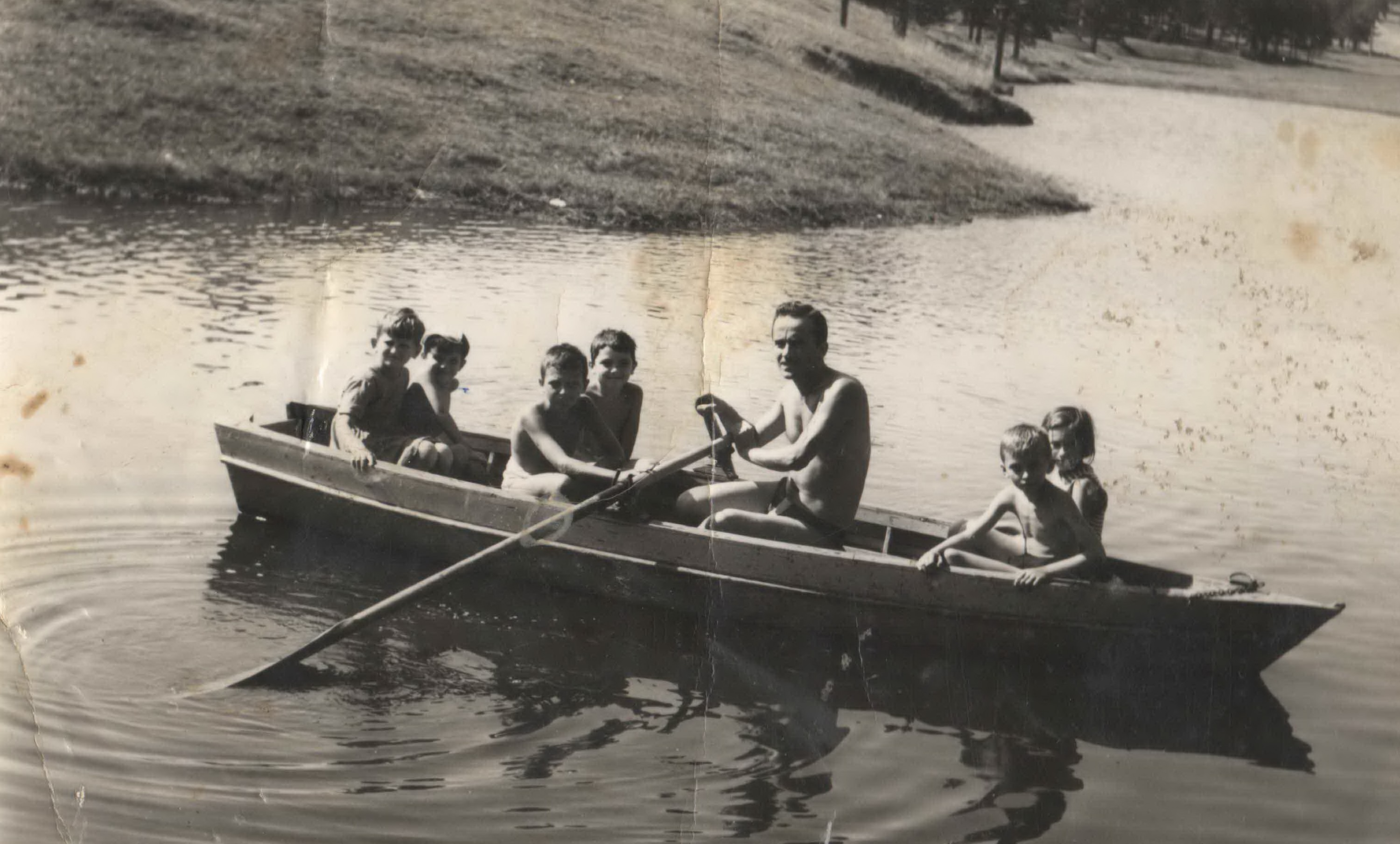 Divčibare - jezero, 1959. sa nastavnikom Sinišom Pajićem