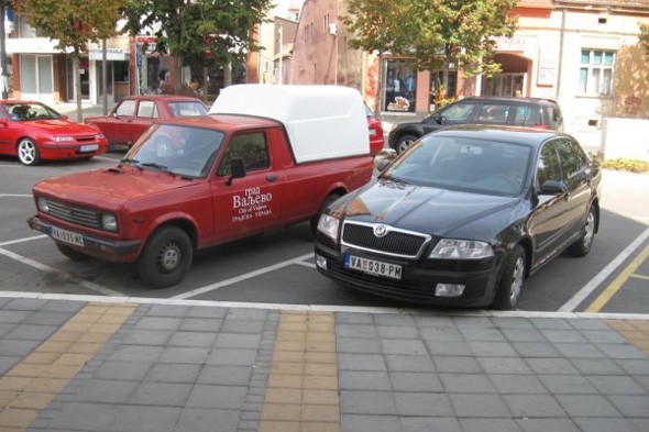 Sporna Škoda oktavija (foto: patak.co.rs)