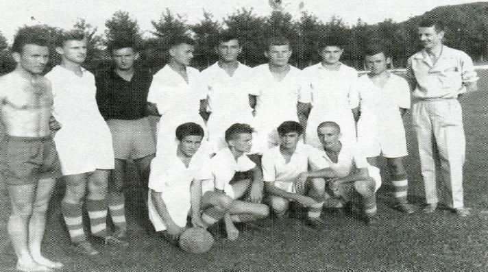 Ilistracija iz diplomskog rada o nastanku i razovju FK Budućnost 