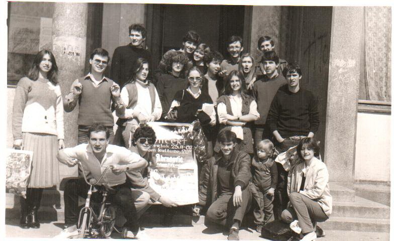 Posle probe pred godišnji konecrt 1982. godine