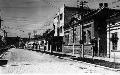 Deo Karađorđeve ulice, gde je bio korzo, oko 1960. godine