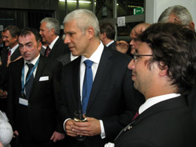 Boris Tadić sa privrednicima iz dve države