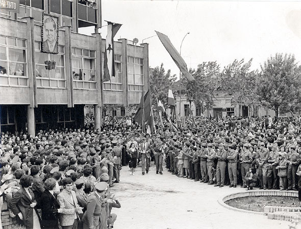 Dolazak štafete u Valjevo, 1970ih godina 