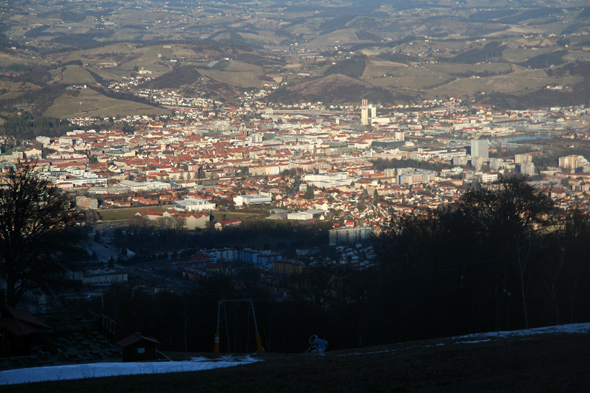 Pogled na Maribor sa Pohorja