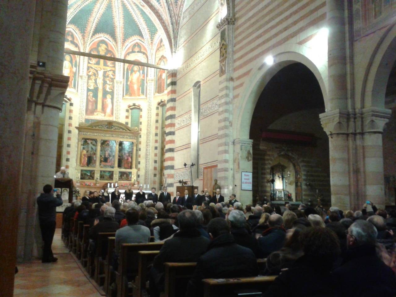 Bazilika San Zeno: kraj koncerta