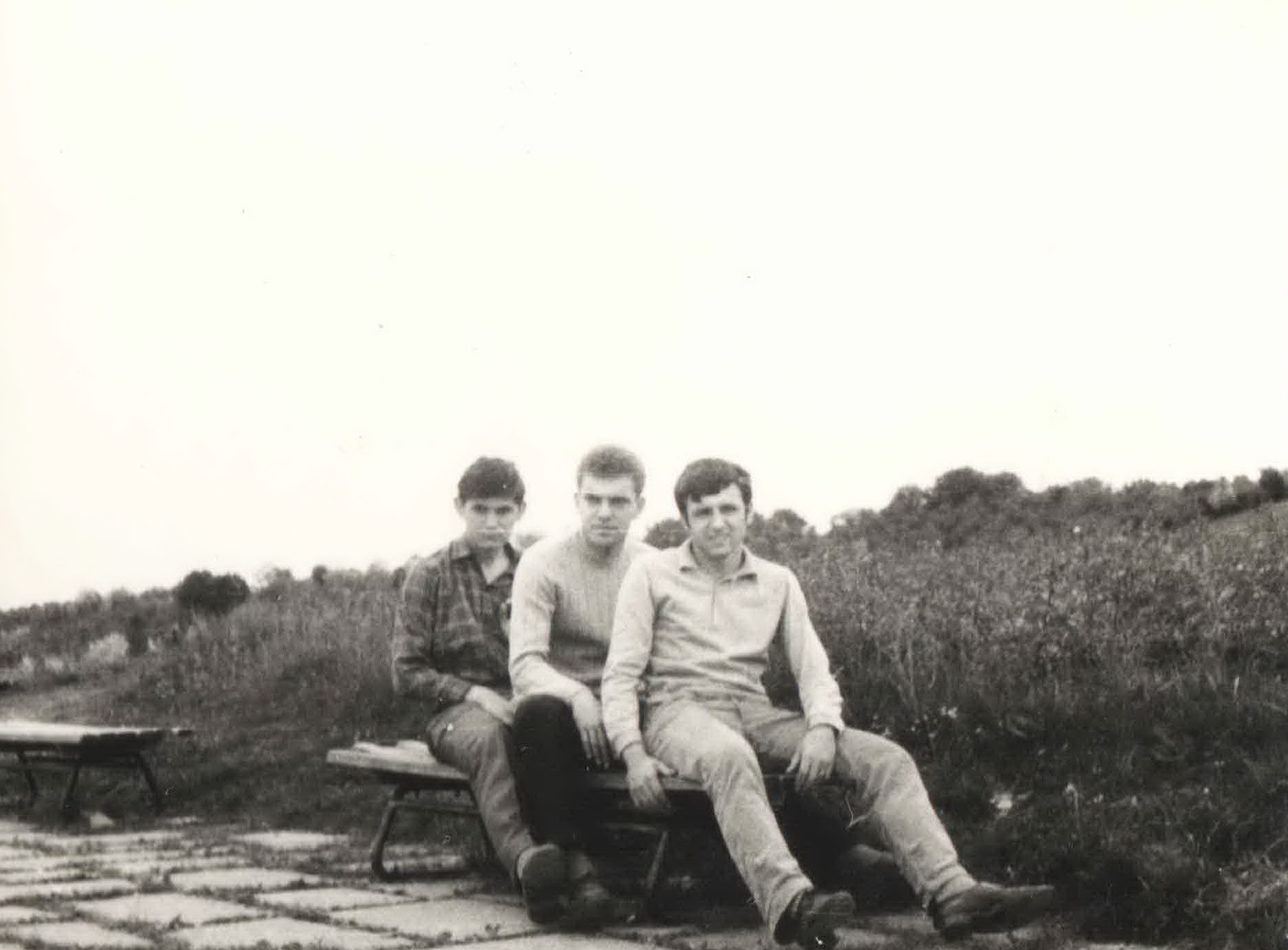 Sa Zoranom Ćukovićem i Brankom Vićentijevićem Džanom, 1968.