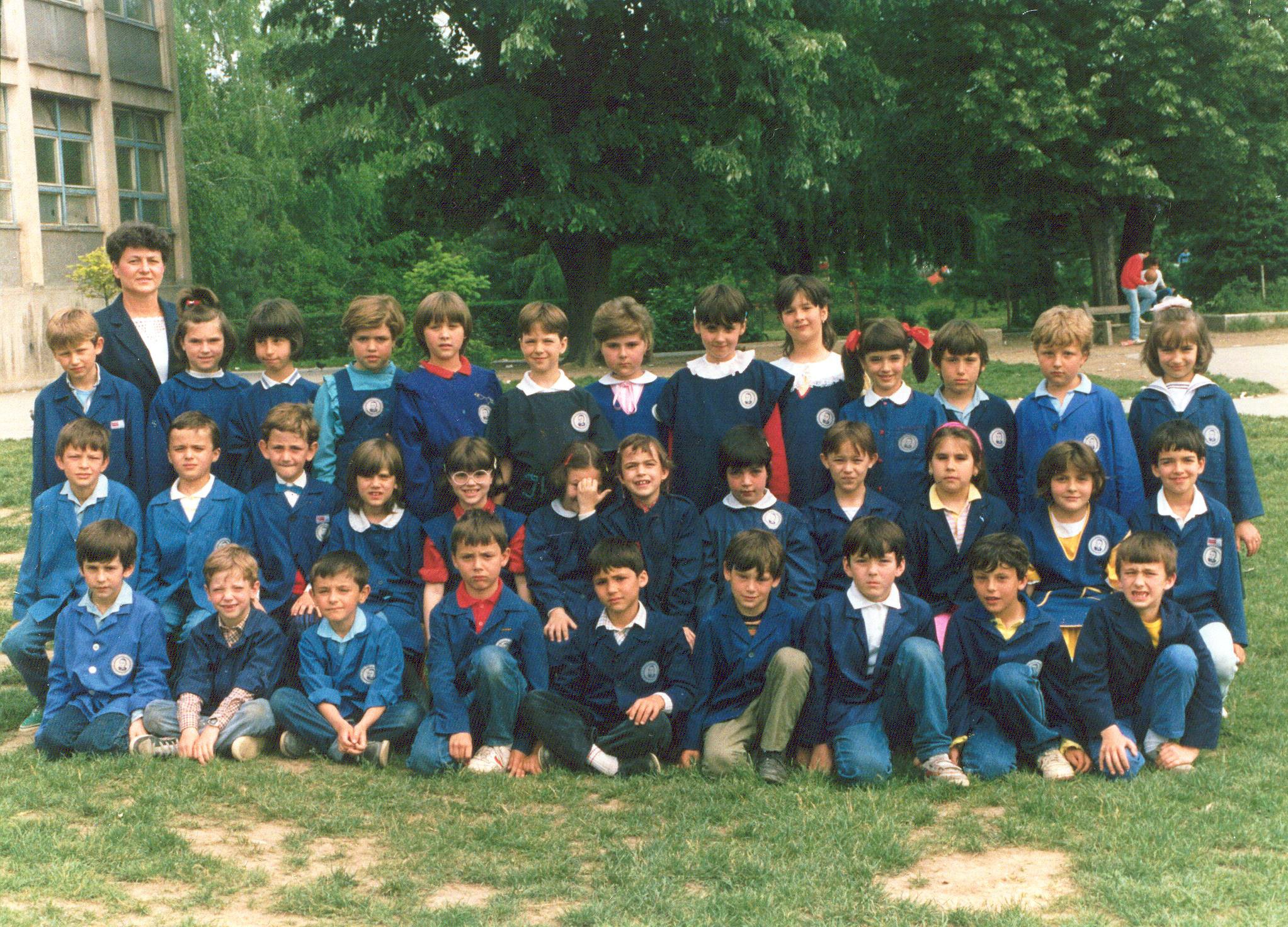 Prvi razred osnovne škole, jun 1988