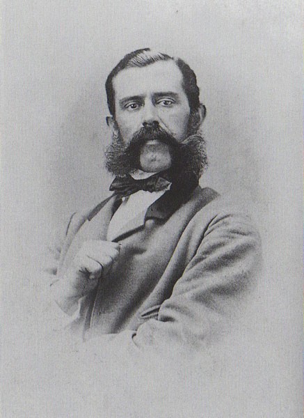 Feliks Kanic, arheolog i putopisac (1829-1904). F. W. Rösler, Wien. Oko 1865. 