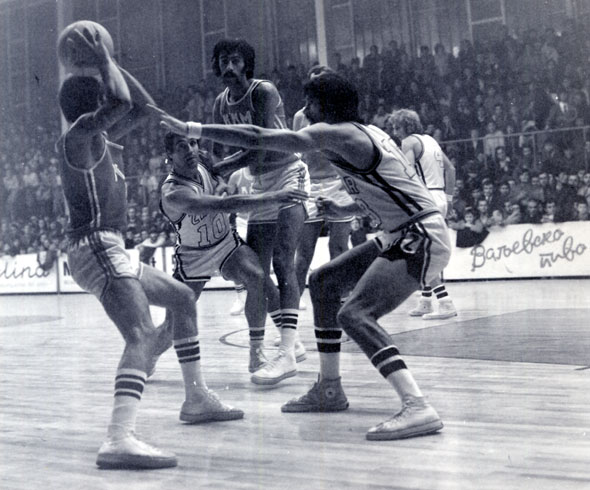 Košarkaška utakmica Metalac - Zadar, Valjevo 1970ih