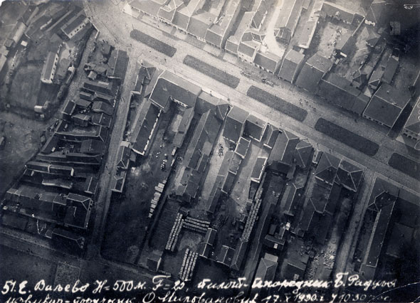 snimak Valjeva iz vazduha, 17.X 1930. godine